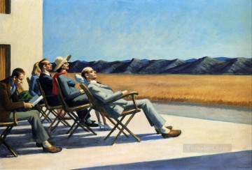 エドワード・ホッパー Painting - 太陽の中の人々 エドワード・ホッパー